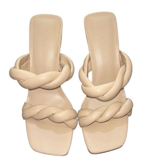 Open Edit Tan Slide Sandal(Size 7M) - Picture 2 of 6